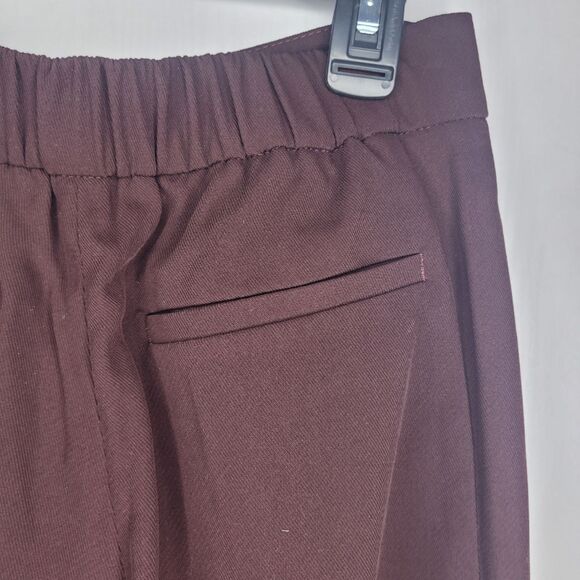 NWT Reiss Burgundy Alead Pull On Trousers Size 4R - Picture 5 of 5